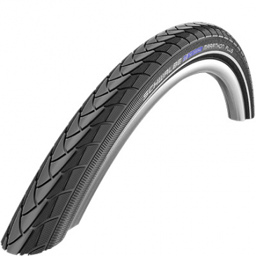 PNEU CITY 20 X 1.35 SCHWALBE MARATHON PLUS NOIR TR (POUR VELO COUCHE) (35-406) RENFORT 5mm FLANC REFLEX COMPATIBLE VAE 4026495720182