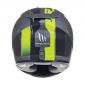 HELMET-FULL FACE MT RAPIDE OVERTAKE GREY/YELLOW FLUO MATT L (FIBER SHELL - SINGLE VISOR- PINLOCK READY) 3700948189863