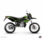 KIT DECO AUTOCOLLANT/STICKER 50 A BOITE PREDATOR NOIR/VERT POUR DERBI 50 XTREME, XRACE 2005>2009 -KUTVEK- 3700948179598