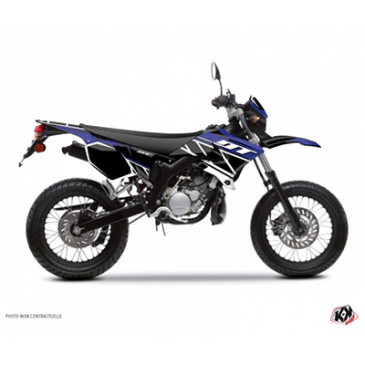 KIT DECO AUTOCOLLANT/STICKER 50 A BOITE REPLICA BLEU POUR YAMAHA 50 DT 2007>2011 -KUTVEK- 3700948179635