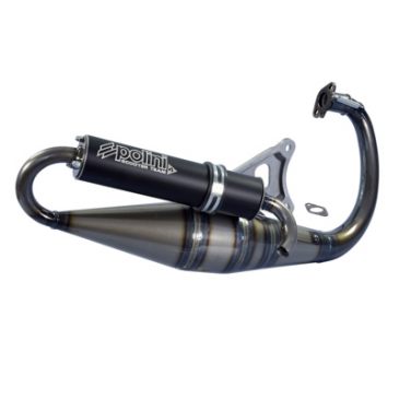 EXHAUST FOR SCOOT POLINI TEAM 4 FOR MBK 50 BOOSTER, STUNT/YAMAHA 50 BWS, SLIDER (200.0406) 8054705115240