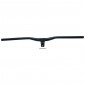 HANDLEBAR- FOR MTB- SEMI RISER- ALUMINUM BLACK- Wd 78cm - WITH INTEGRATED STEM L55mm 3700948204085