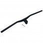 HANDLEBAR- FOR MTB- SEMI RISER- ALUMINUM BLACK- Wd 78cm - WITH INTEGRATED STEM L55mm 3700948204085