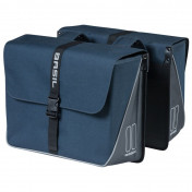 SACOCHE ARRIERE VELO DOUBLE BASIL FORTE 35L BLEU NAVY (41x15x43cm) UNIVERSEL POUR VTC ET VAE 8715019177781