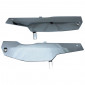 SIDE COVER (ENGINE) FOR MOPED MBK 51 - STEEL CHROME (PAIR) -SELECTION P2R- 3701213424146