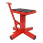 LEVE/PONT MOTO CROSS P2R STAND A PEDALE ACIER ROUGE (HAUTEUR min 320mm/max 400mm) 3700948195550