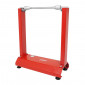 MOTORBIKE WHEEL BALANCER - P2R - RED STEEL - CONE Ø 12 to 30mm - MAX HEIGHT 51cm) 3700948208649