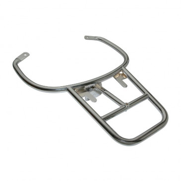 PORTE BAGAGE ARRIERE FIXE ORIGINE PIAGGIO 125-250-300 VESPA GTS 2007> CHROME -657081-