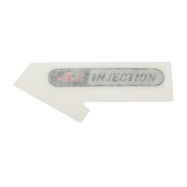 DECAL "4T INJECTION" ON FRONT SHIELD "PIAGGIO GENUINE PART" 50 ZIP 4stroke 2018> E4 -2H002189-