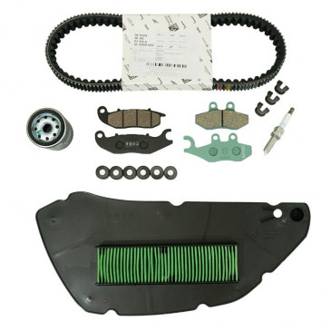 KIT ENTRETIEN MAXISCOOTER ORIGINE PIAGGIO 125 MEDLEY 2016>2019 (AVEC GUIDES VARIATEUR) -1R000455-