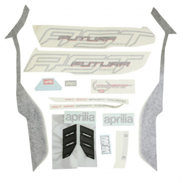 FAIRING DECAL SET "PIAGGIO GENUINE PART" APRILIA 1000 RST FUTURA 2001>2002 -AP8167404-