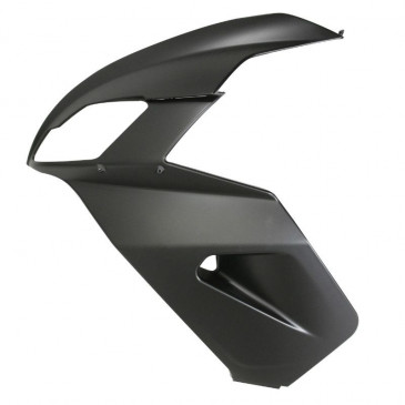 FRONT SHIELD - LEFT "PIAGGIO GENUINE PART" APRILIA 50 SR H2O 2014> BLACK DIABLO -AP82685816-