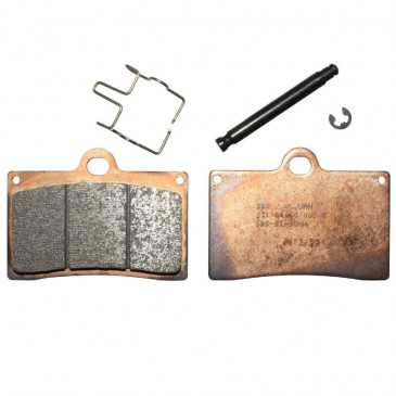 FRONT BRAKE PADS -"PIAGGIO GENUINE PART" APRILIA 50 RS4 2011>, 125 TUONO 2017>, RS4 2014> (PAIR) -B044201-