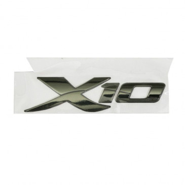 LABEL- "X10" "PIAGGIO GENUINE PART" 125-350-500 X10 -1B000275-