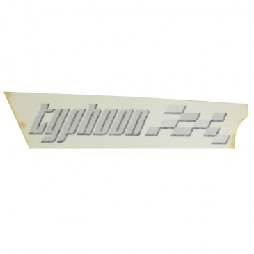 AUTOCOLLANT/STICKER/DECOR "TYPHOON" AILE ARRIERE GAUCHE ORIGINE PIAGGIO 50 TYPHOON 2006>2010 -624317-