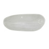 LENS FOR FLASHER-REAR- LEFT- CLEAR- "PIAGGIO GENUINE PART" GILERA 50 STALKER 2004> -638502-