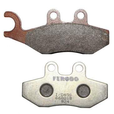 FRONT BRAKE PADS - DROIT "PIAGGIO GENUINE PART" X10 125-350-500 -668017-