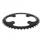 CHAINRING FOR E-BIKE - SINGLE 44teeth Ø104 BLACK TA E-ONE 4 ARMS ALU 7075 FOR BOSCH / BROSE / YAMAHA / GIANT / SHIMANO E-STEPS TA E-ONE 3662458017510