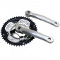 CHAINSET FOR MTB- P2R 7/8 Speed -ALUMINIUM- -SILVER- 170mm 48-38-28 (BOTTOM BRACKET 118mm) 3700948045152