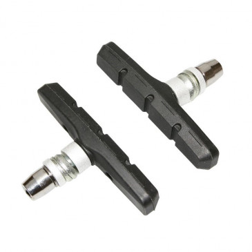 BRAKE PADS FOR MTB- THREADED STUD SYMETRIC- LEGION "SILENT" / MULTI-AJUSTEMENT 70mm BLACK (1 PAIR) 3700948079317