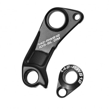 PATTE DE DERAILLEUR ALU MARWI SCOTT GH-181 AVEC CUVETTE D'AXE (VENDU A L'UNITE SUR CARTE) 8590966391813