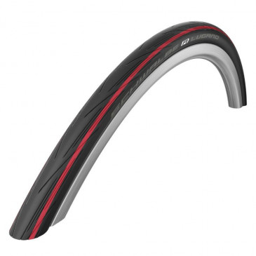 PNEU ROUTE 700 X 25 SCHWALBE LUGANO2 NOIR BANDE ROUGE TS (25-622) 4026495863339