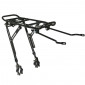 LUGGAGE RACK-REAR- ON STAYS- P2R -ON SEAT STAYS- ALUMINIUM-BLACK ADJUSTABLE FOR 20" to 29'' (39x14cm) 3700948086131