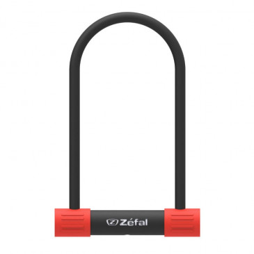 ANTIVOL VELO U ZEFAL K-TRAZ U13 A CLE 115x230mm D 13mm AVEC SUPPORT CLIP - REPRODUCTION DES CLES POSSIBLES - SOLD SECURE NIVEAU SILVER - HOMOLOGUE FUB 1 ETOILE 3420584944014