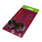 CLAMP -BIKERIBBON FOR ROAD BIKE - FOR NICE FINITION OF YOUR BAR-TAPE - BLACK (PAIR) 8027312002647