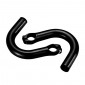 BAR ENDS - P2R -ALUMINIUM - BLACK (PAIR) - TO CONVERT AN MTB BAR TO ROAD BIKE BAR 3700948084229