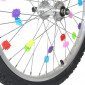 DECORATION DE ROUES MULTICOLOR FIXATION RAYON A CLIPSER (VENDU AU SACHET DE 24PCS) 3700948091722