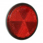 CATADIOPTRE / REFLECTEUR DE GARDE BOUE ARRIERE ROUGE Ø60mm (VENDU A L'UNITE) 3700948094228