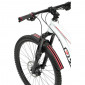 MUDGUARD FOR MTB-FRONT- ZEFAL DEFLECTOR FM30 -BLACK/RED COMPATIBLE 27,5"-29" (ON FORK) 135g 3420582554017