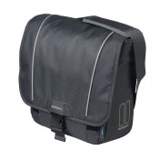 SACOCHE ARRIERE VELO LATERALE BASIL SPORT DROIT/GAUCHE AVEC PROTEGE PLUIE 18L GRIS GRAPHITE FIXATION HOOK ON SUR PORTE BAGAGE- SPECIAL VAE/E-BIKE- (31x18x31cm) 8715019177422