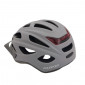 CASQUE VELO CITY ADULTE POLISPORT CITYGO GRIS MAT TAILLE 52-59 SYSTEM QUICK LOCK AVEC LUMIERE INTEGREE 5604415085796