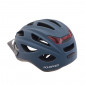 CASQUE VELO CITY ADULTE POLISPORT CITYGO BLEU FONCE MAT TAILLE 52-59 SYSTEM QUICK LOCK AVEC LUMIERE INTEGREE 5604415085802