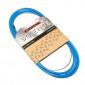 GEAR CABLE KIT FOR BICYCLE - FIBRAX FCG BLUE/STAINLESS STEEL CABLES+HOUSING END CAPS (SOLD PER UNIT) 5027373552757