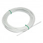 GAINE DE FREIN FIBRAX BLANC 5mm (ROULEAU DE 15M) AVEC LINER TEFLON 5027373554447