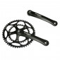 CHAINSET FOR ROAD BIKE- STRONGLIGHT 9/10 Speed IMPACT BLACK 170mm 50-34 (TAPERED SQUARE 107mm) 3700223719877