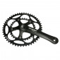 CHAINSET FOR ROAD BIKE- STRONGLIGHT 9/10 Speed IMPACT BLACK 170mm 50-34 (TAPERED SQUARE 107mm) 3700223719877