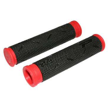 HAND GRIPS FOR MTB- PROGRIP 808 BLACK/RED Ø22mm L120mm (PAIR) 0801766073808