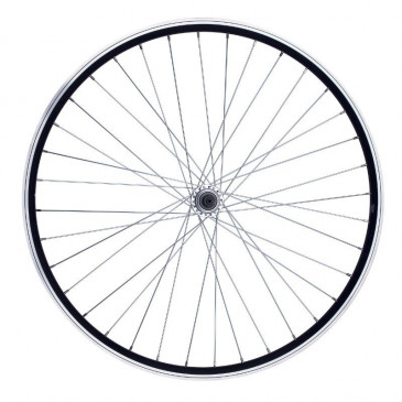 WHEEL FOR MTB- 27.5" REAR- ALUMINIUM BLACK-DOUBLE WALLED- 36 HOLES HUB FOR FREEWHEEL 8/7/6SPEED. 0000000650717