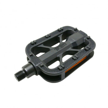 FLAT PEDAL FOR MTB RESIN P2R " JUNIOR"BLACK 1/2" (PAIR) 3700948104590