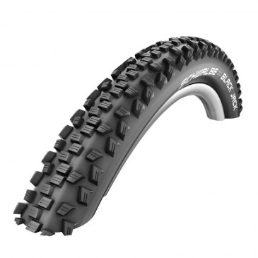 TYRE FOR MTB- 16 X 1.90 SCHWALBE BLACK JACK BLACK-RIGID-(47-305) 4026495810043