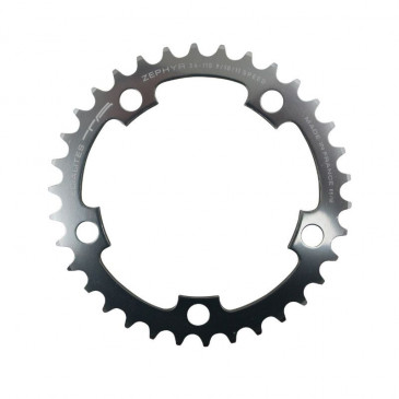 PLATEAU ROUTE 5BRA D.110 TA ZEPHYR 34DTS INTERIEUR ARGENT ALU 7075 TYPE SHIMANO 9/10V. 3662458001588