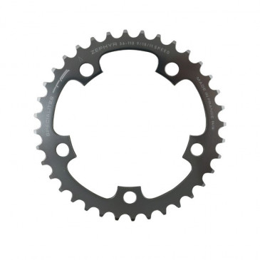 PLATEAU ROUTE 5BRA D.110 TA ZEPHYR 36DTS INTERIEUR ARGENT ALU 7075 TYPE SHIMANO 9/10V. 3662458001595