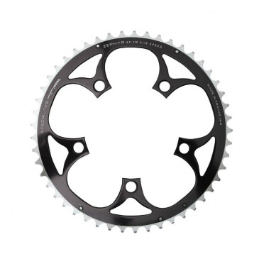 PLATEAU ROUTE 5BRA D.110 TA ZEPHYR 46DTS EXTERIEUR NOIR ALU 7075 TYPE SHIMANO 9/10V. 3662458002196