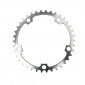 PLATEAU ROUTE 5BRA D.130 TA ALIZE 38DTS INTERIEUR ARGENT ALU 7075 TYPE SHIMANO 8/9/10V. 3662458002561