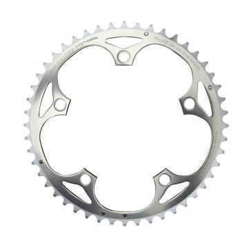 PLATEAU ROUTE 5BRA D.130 TA ALIZE 48DTS EXTERIEUR ARGENT ALU 7075 TYPE SHIMANO 8/9/10V. 3662458002905