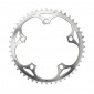 PLATEAU ROUTE 5BRA D.130 TA ALIZE 49DTS EXTERIEUR ARGENT ALU 7075 TYPE SHIMANO 8/9/10V. 3662458002912